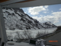 119 Im Telemark, der See ist zum Teil noch zugefroren