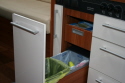 7,1 Sehr praktisch - die Mülltrennung befindet sich, direkt unter dem Arbeitsbereich + Schublade für Hausltsrollen etc